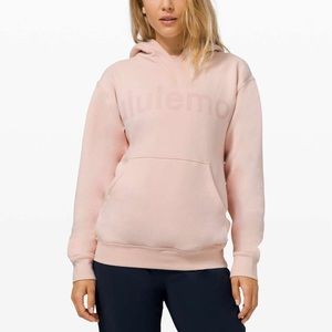 Lululemon All Yours Hoodie Graphic Feather Pink